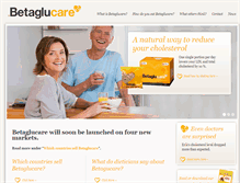 Tablet Screenshot of betaglucare.com